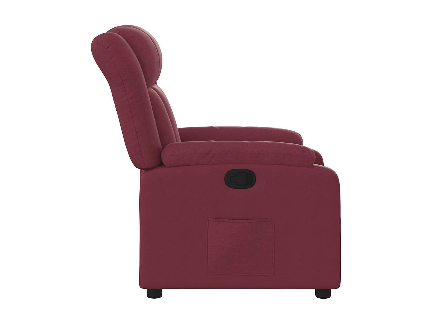 Relaxsessel | Lounge Sessel für Wohnzimmer Weinrot Stoff SHL6094