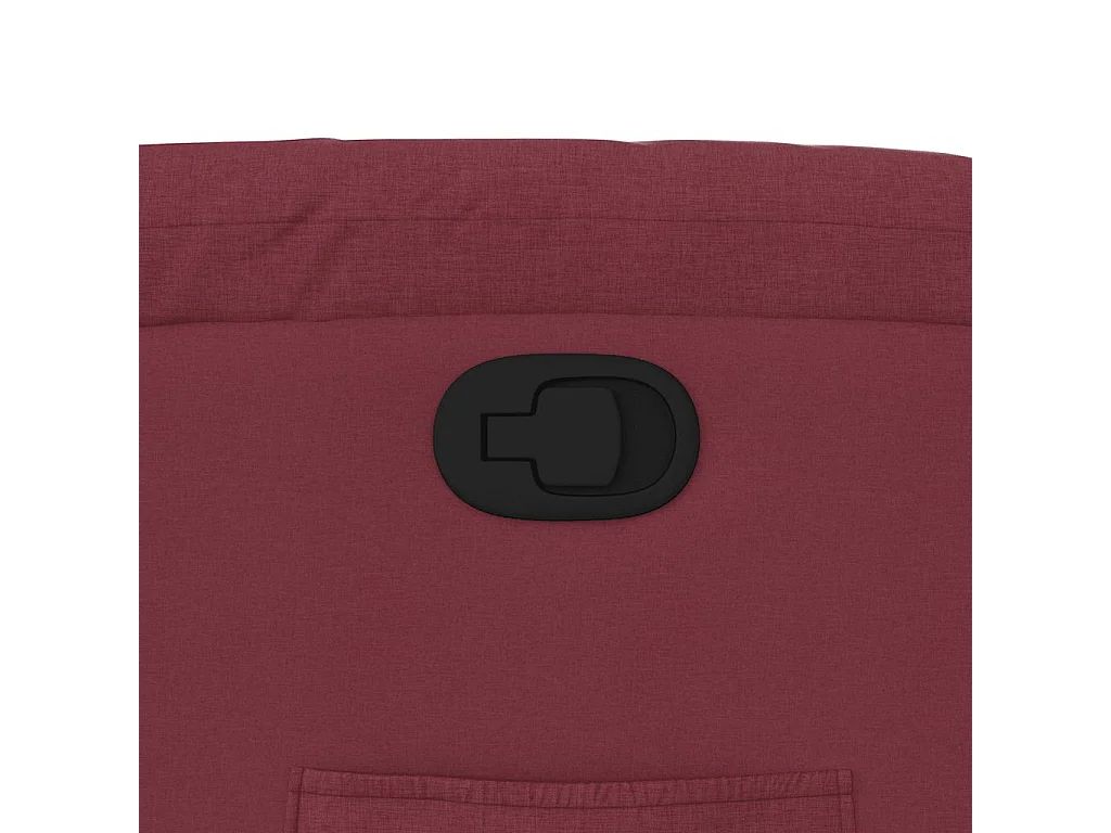 Relaxsessel | Lounge Sessel für Wohnzimmer Weinrot Stoff SHL6094