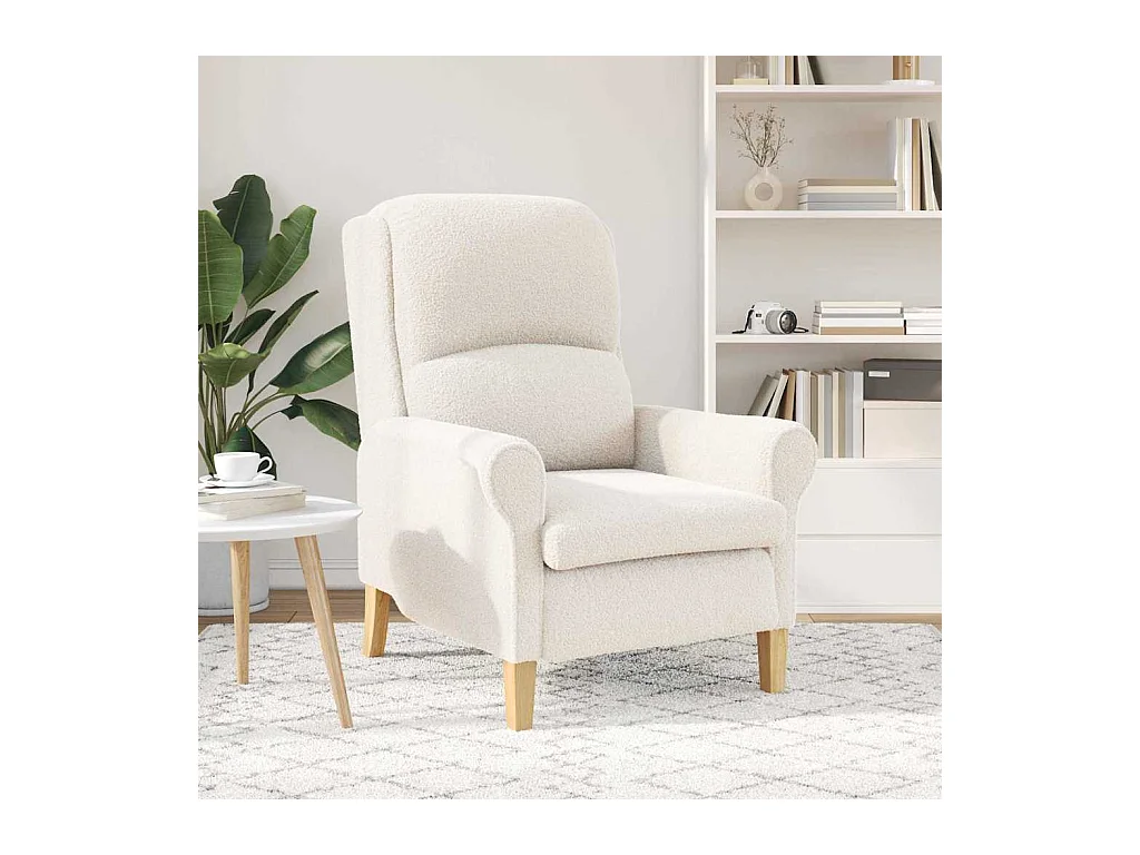 Sillón de salón | Silla de relax Crema 76x94x102 cm SHL8359