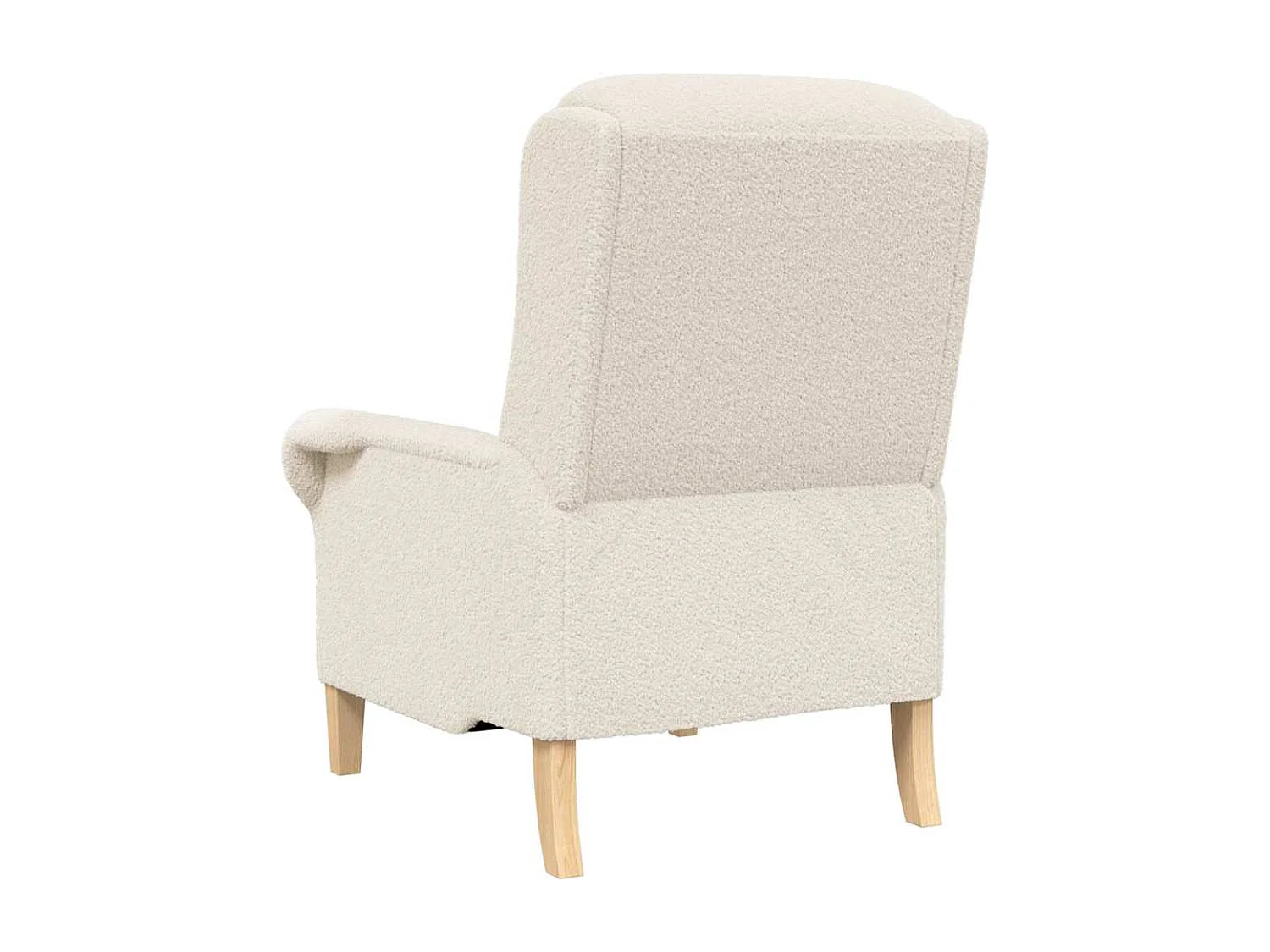 Fauteuil de Salon-Chaise de relax Crème 76x94x102 cm tissu SHL5046