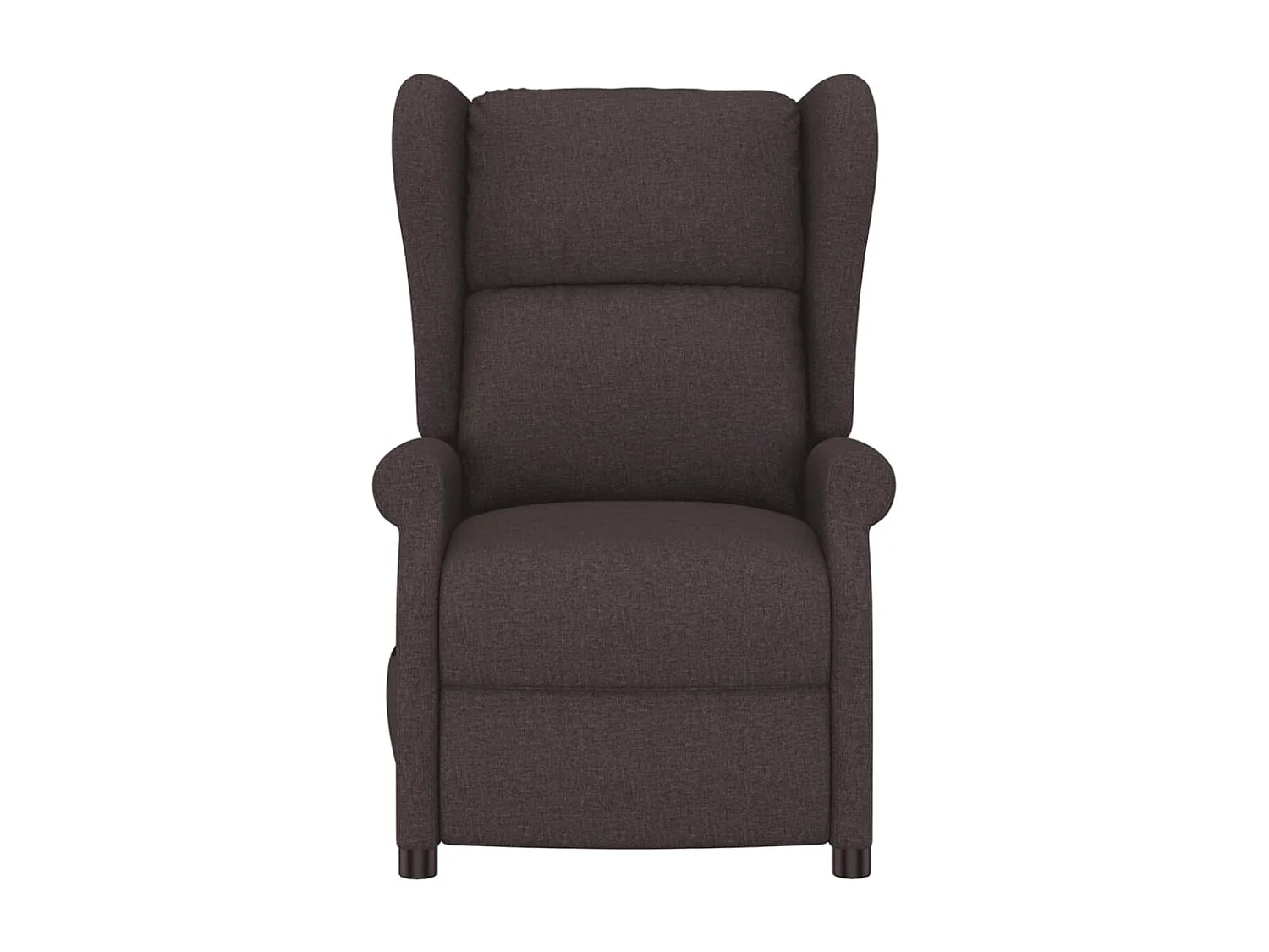 Fauteuil inclinable électrique-Chaise de relax à oreilles marron foncé tissu SHL3372