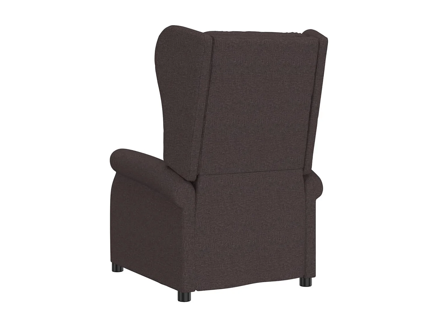 Fauteuil inclinable électrique-Chaise de relax à oreilles marron foncé tissu SHL3372