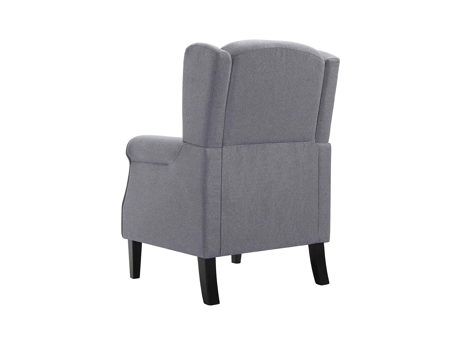 Sillón de salón | Silla de relax | Sillón de tela gris oscuro SHL3282