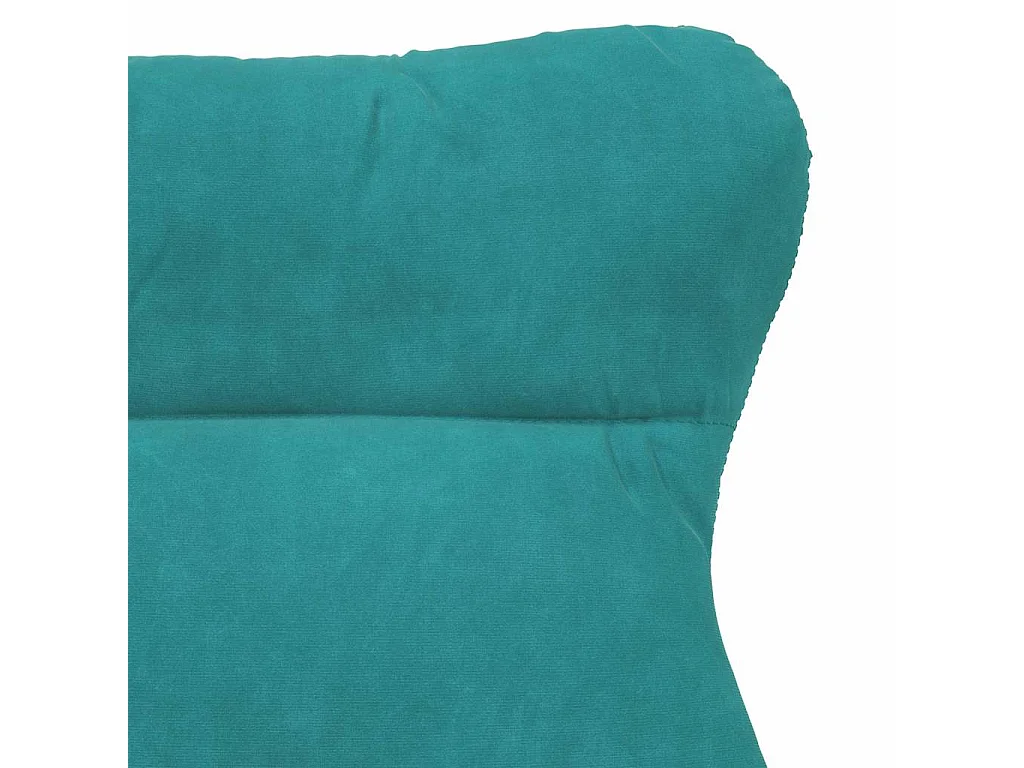 Relaxstoel | Ontspanningsstoel Turquoise 69 x 74 x 93 cm Fluweel