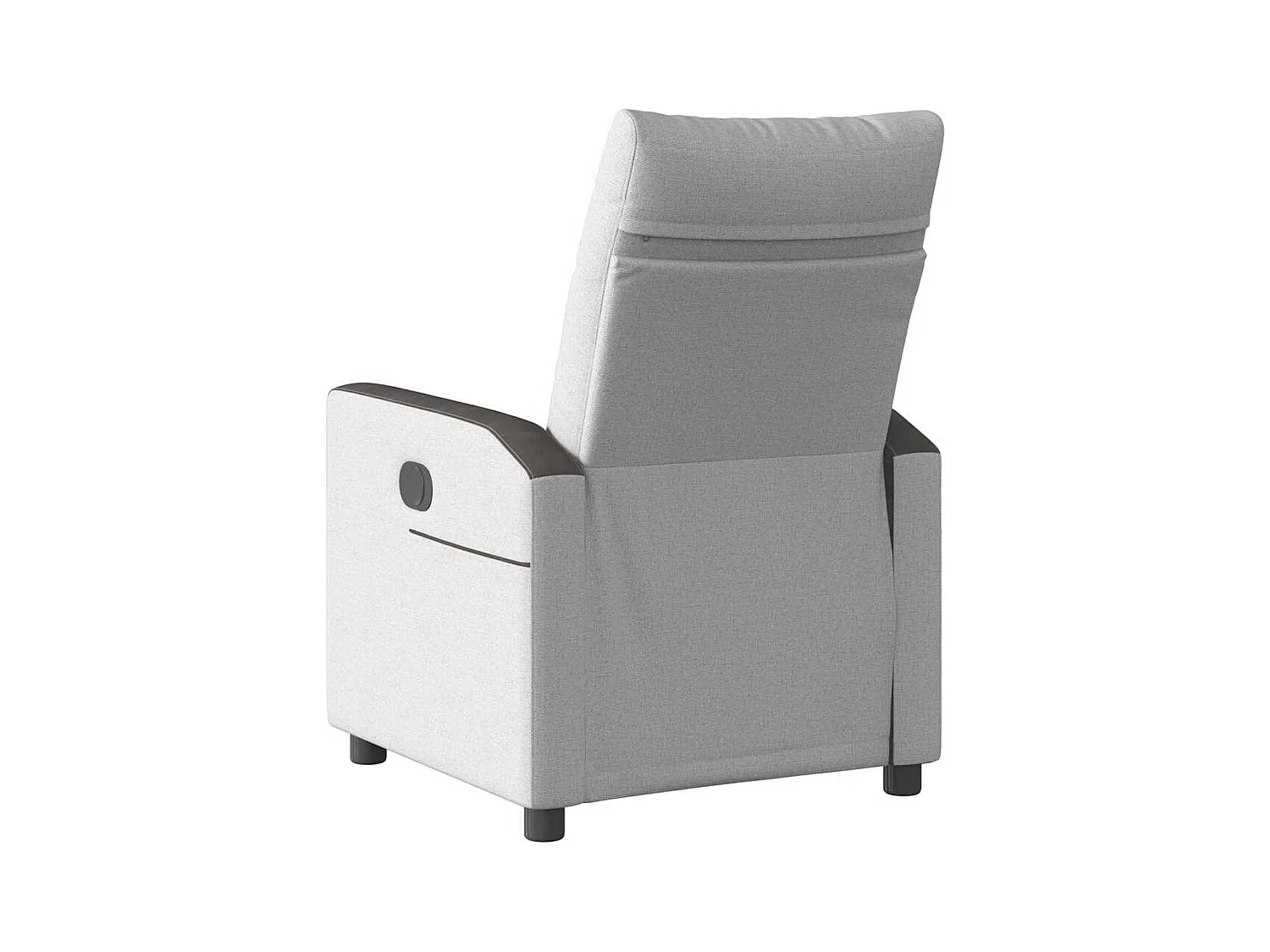 Sillón de relax | Sillón reclinable de tela gris nube SHL7535