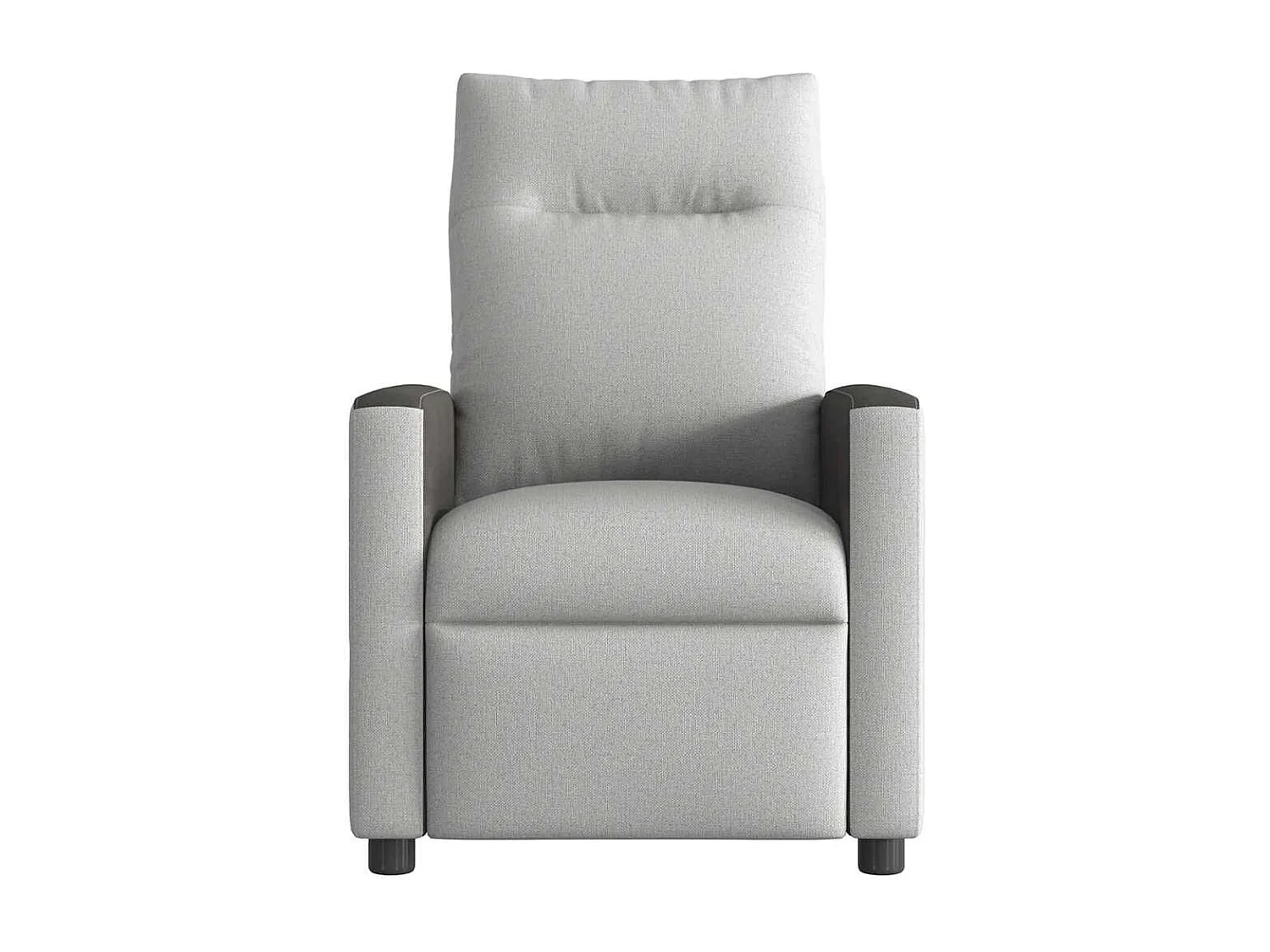 Fauteuil inclinable-Chaise de relax-Fauteuil TV gris nuage tissu SHL3644