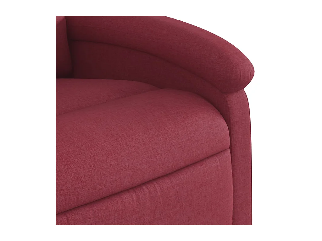 Sillón de salón | Silla | Sillón de masaje reclinable de tela color vino tinto SHL7235