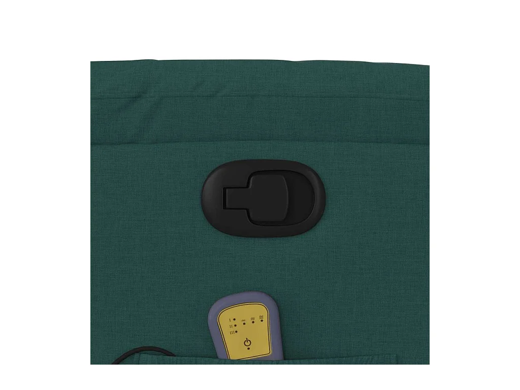 Sillón de salón | Silla | Sillón de masaje reclinable de tela verde oscuro SHL3313