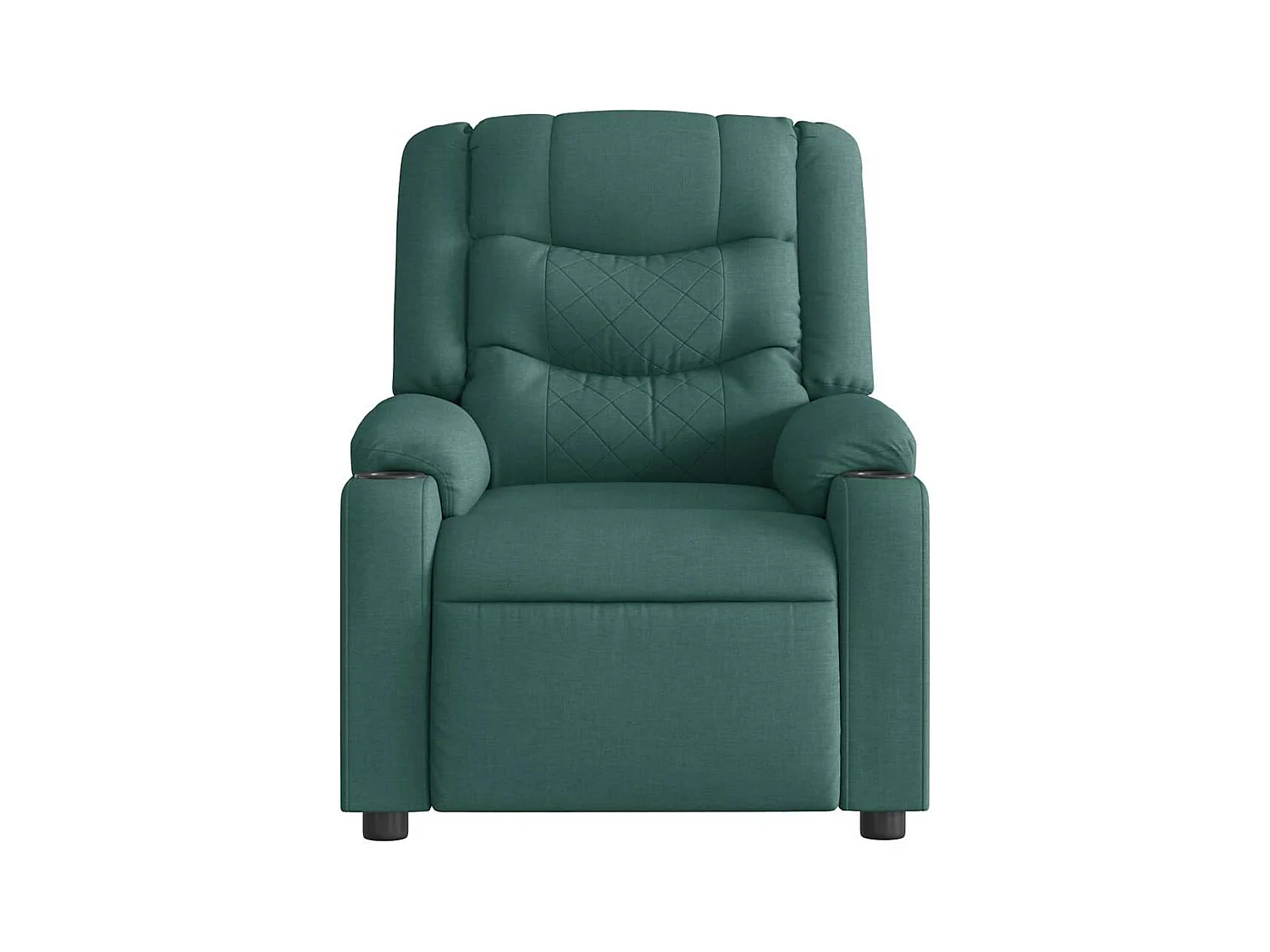 Sillón de salón | Silla | Sillón de masaje reclinable de tela verde oscuro SHL3313