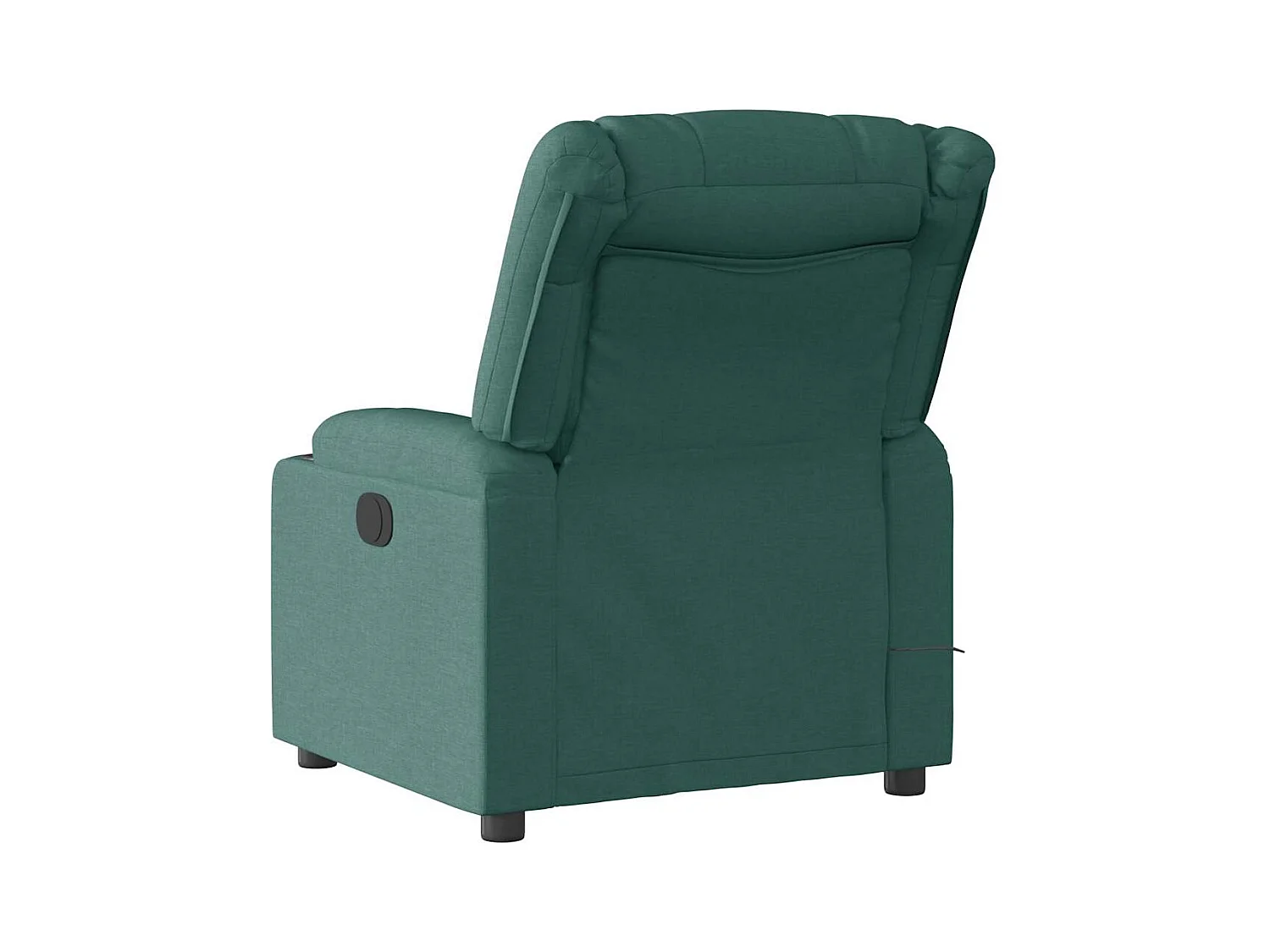 Sillón de salón | Silla | Sillón de masaje reclinable de tela verde oscuro SHL3313