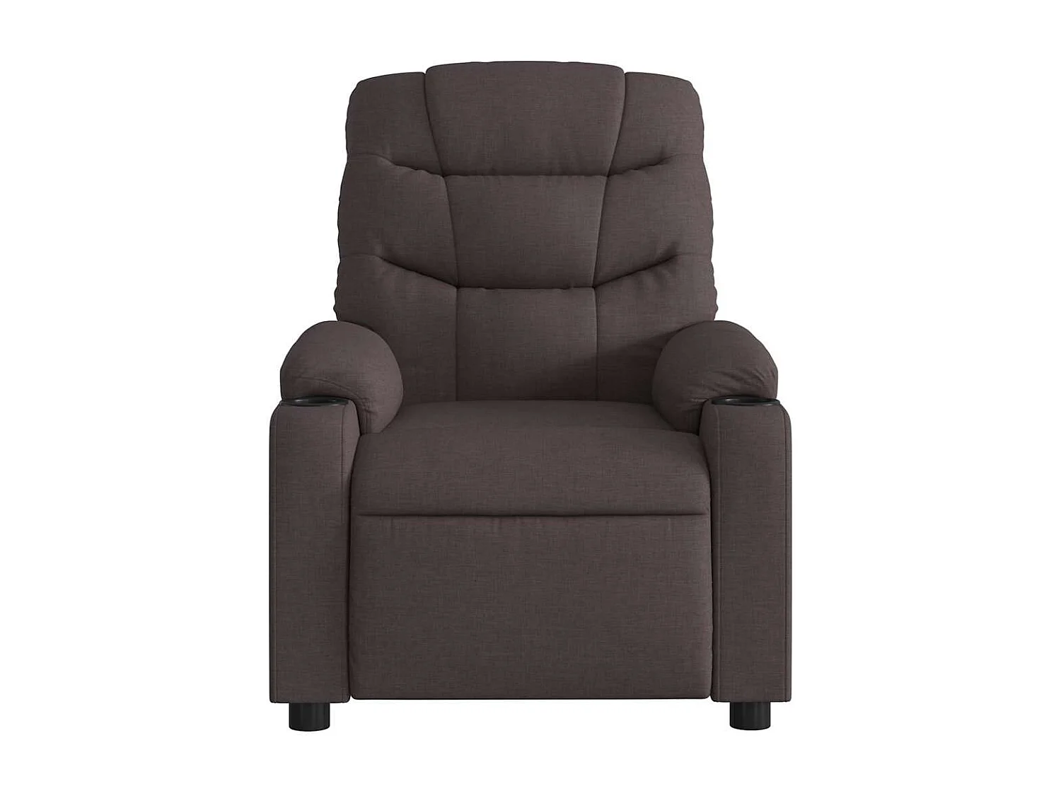 Relaxsessel Elektrisch | Lounge Sessel indoor Dunkelbraun Stoff SHL69581
