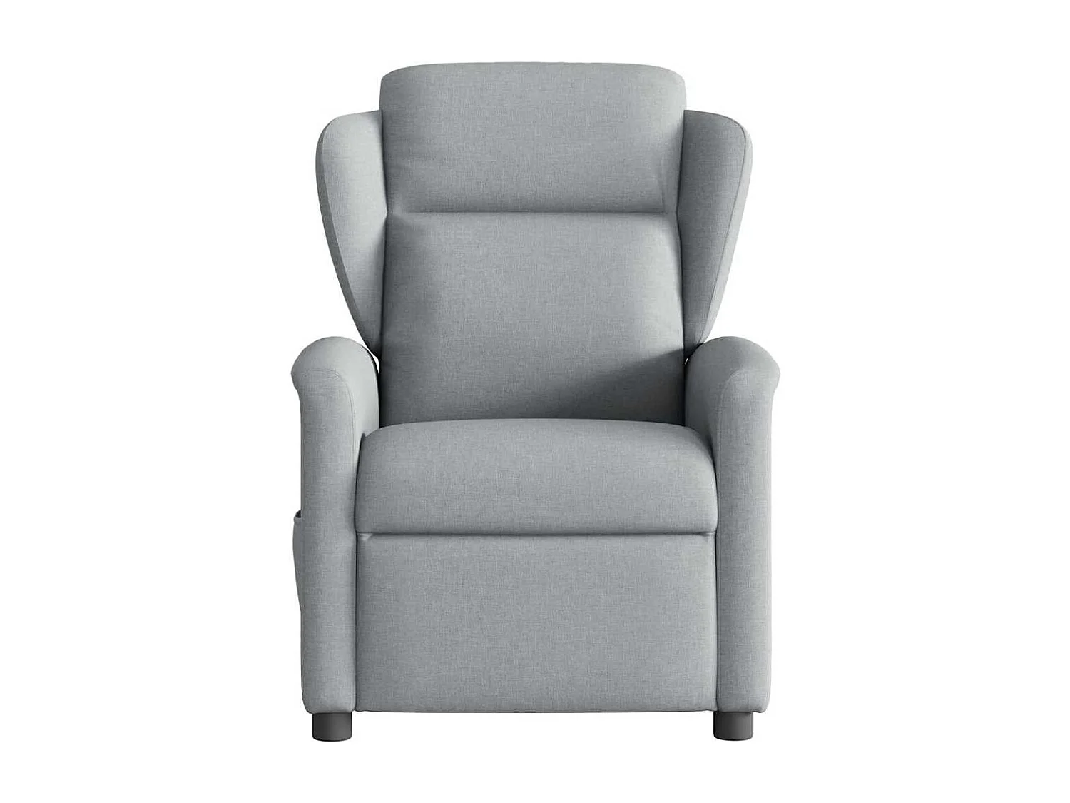Relaxsessel Elektrisch | Lounge Sessel indoor Hellgrau Stoff SHL42958