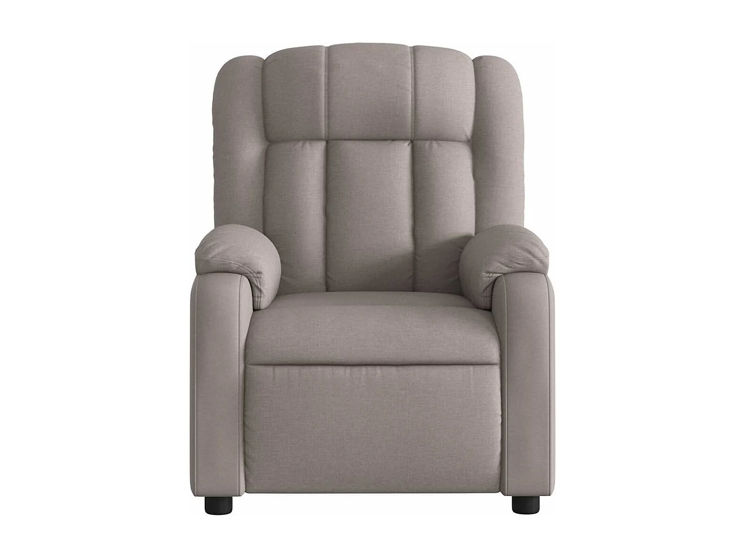 Sillón de salón | Silla | Sillón de masaje reclinable de tela gris taupé SHL8399