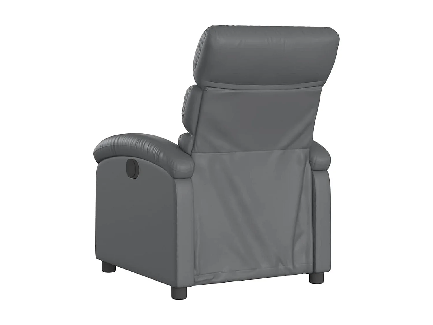 Relaxsessel Elektrisch | Lounge Sessel indoor Grau Kunstleder SHL70530