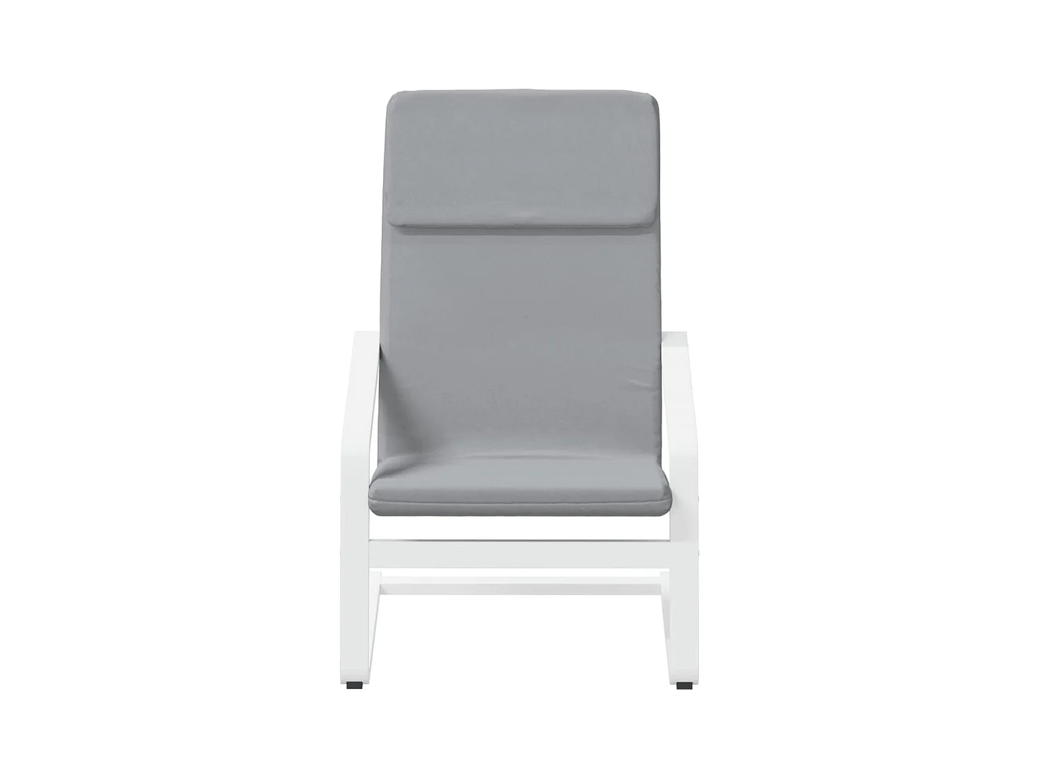 Sillón de relax | Silla de relax de tela gris claro SHL2233