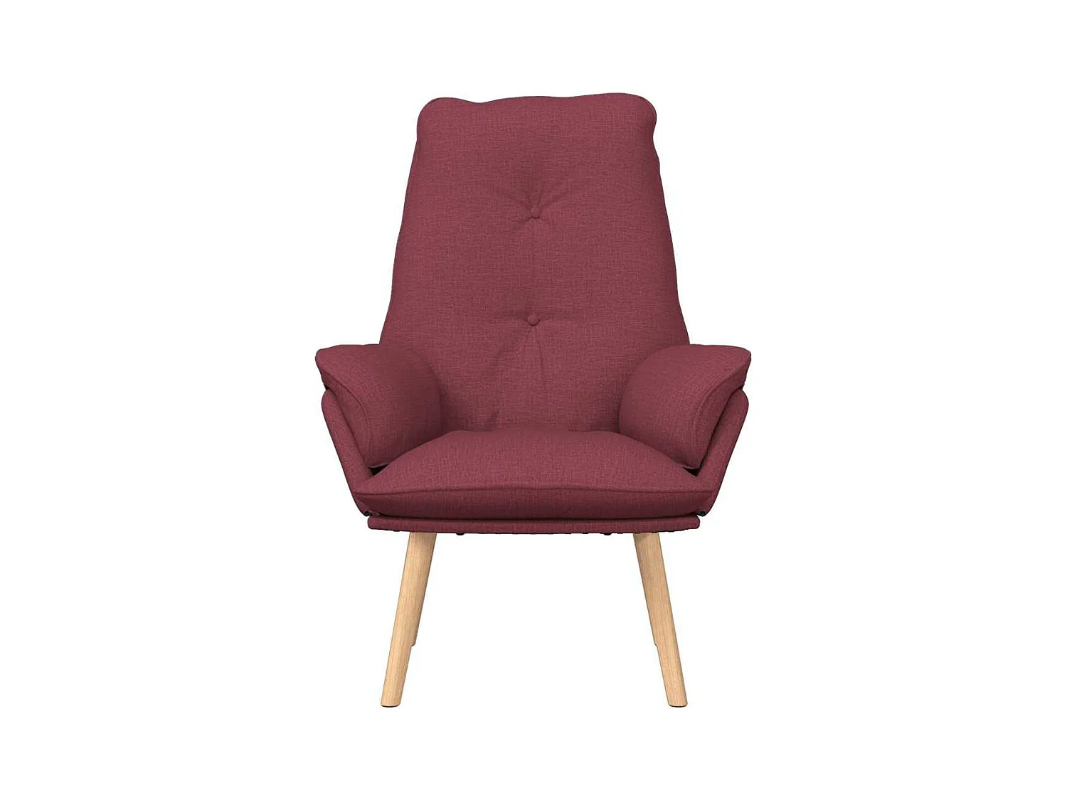 Sillón de relax | Silla Relax | Sillón de salón Rojo vino tinto 69x74x93 cm tela SHL6655