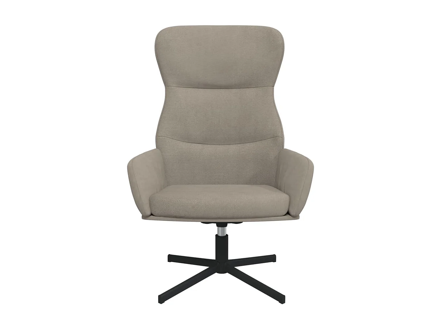 Chaise de relaxation-Fauteuil de Salon Gris clair Velours SHL3545