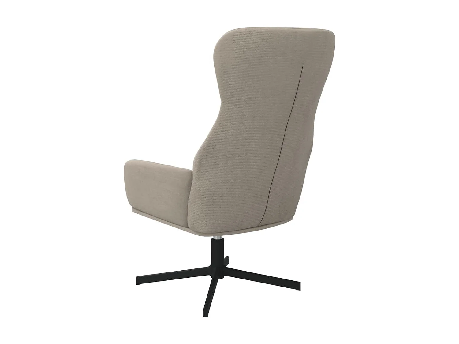 Chaise de relaxation-Fauteuil de Salon Gris clair Velours SHL3545