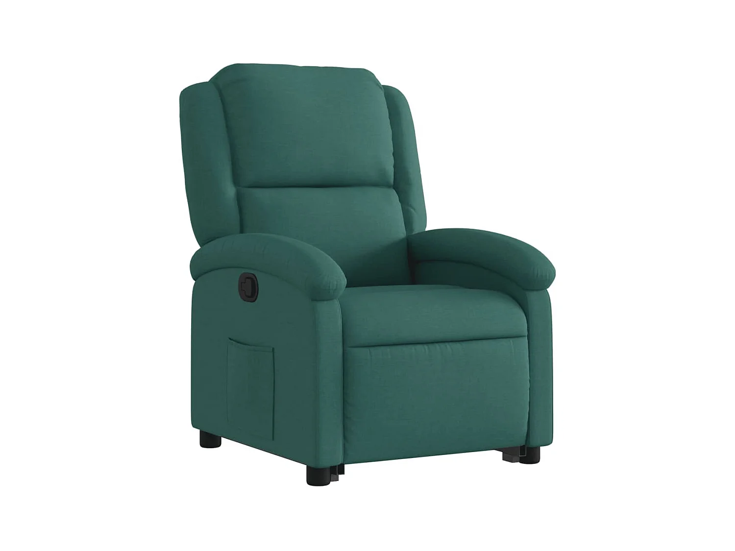 Fauteuil inclinable-Chaise de relax-Fauteuil salon vert foncé tissu SHL1924