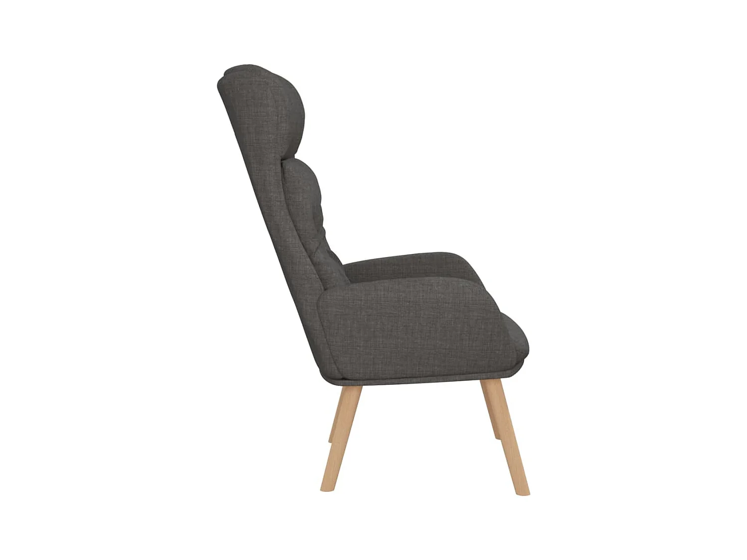 Sillón de relax | Silla de relax de tela gris oscuro SHL5166