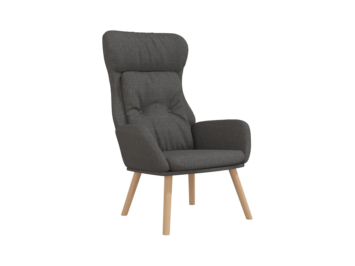 Chaise de relaxation-Fauteuil de Salon Gris foncé Tissu SHL2046