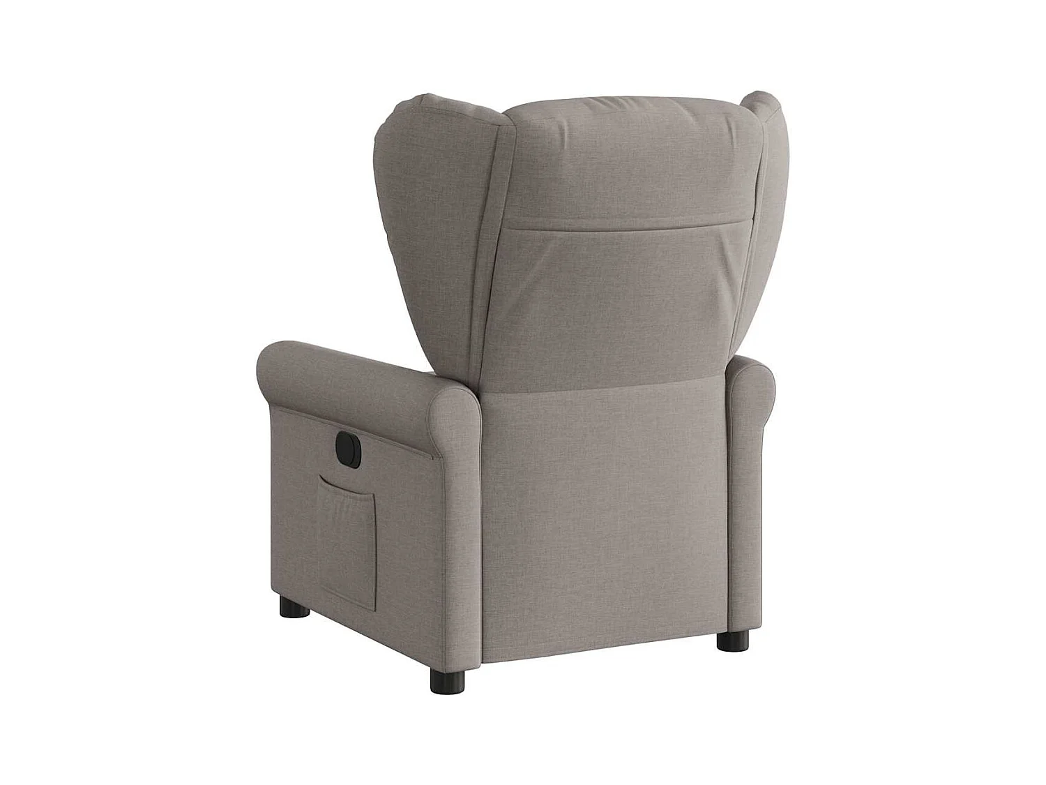 Sillón de relax | Silla | Sillón reclinable de tela gris taupe SHL2487