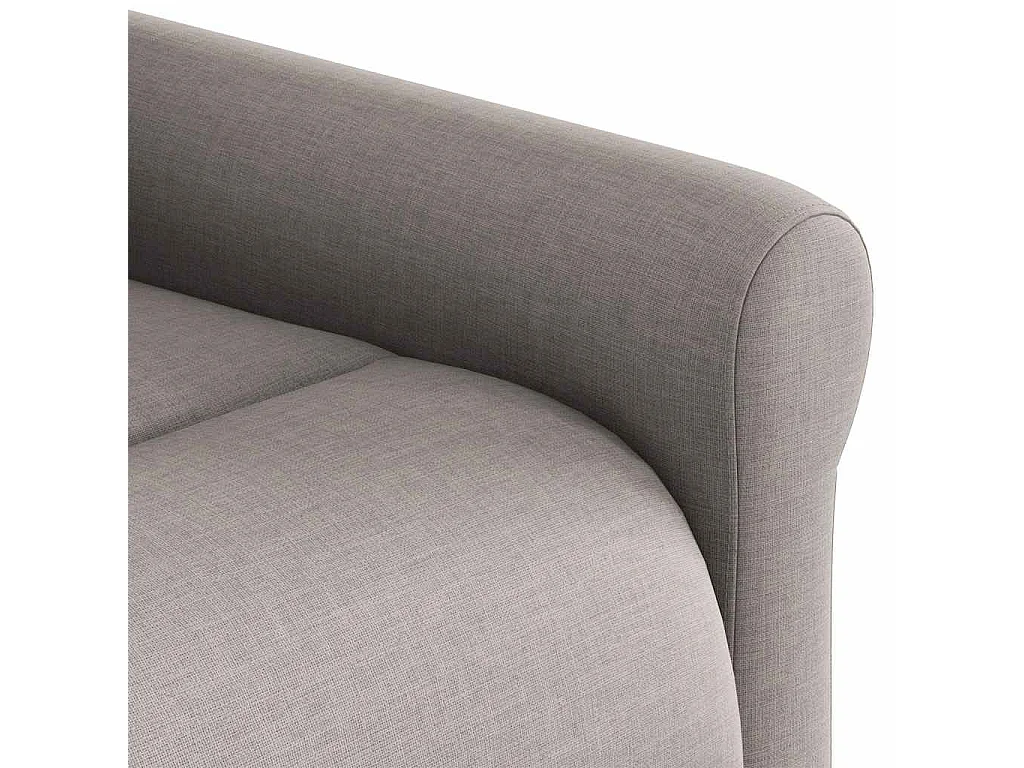 Sillón de relax | Silla | Sillón reclinable de tela gris taupe SHL2487