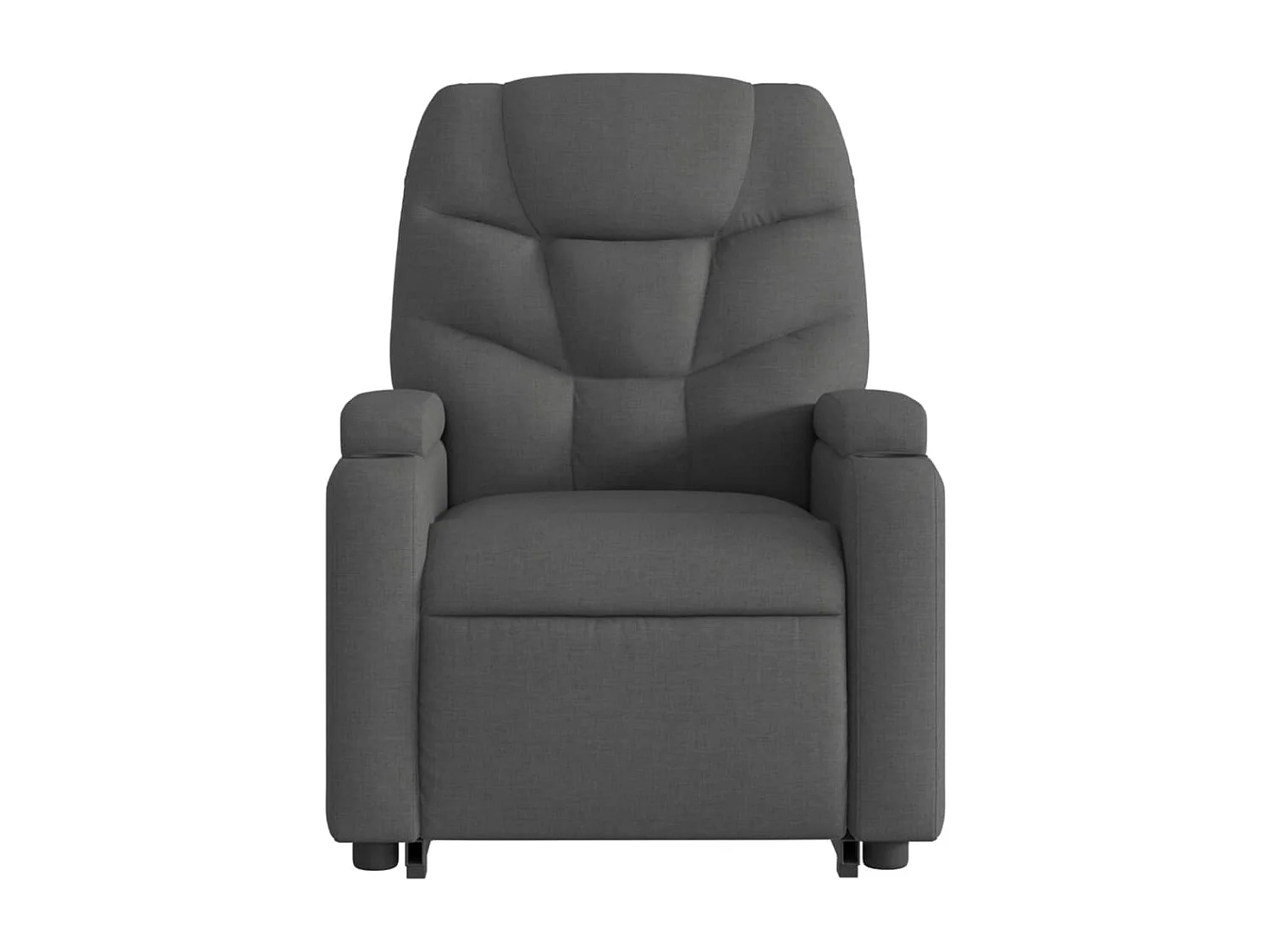 Silla de masaje reclinable de pie de tela gris oscuro SHL5309