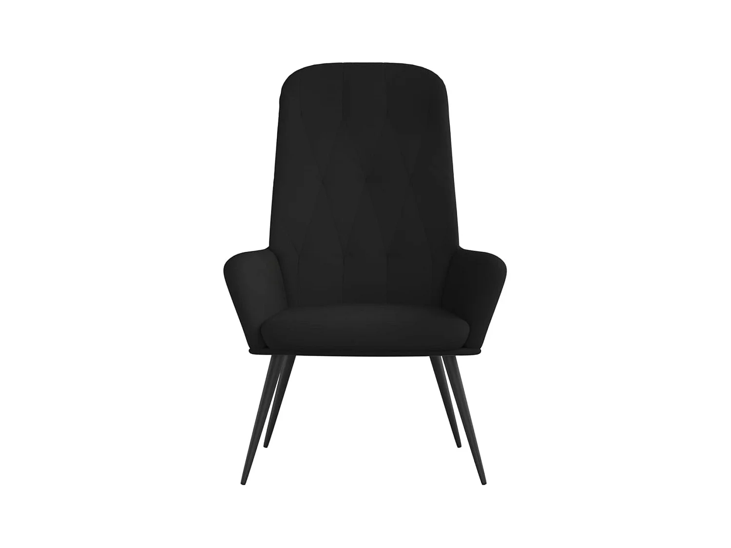 Sillón de relax | Silla de relax de terciopelo negro SHL5530