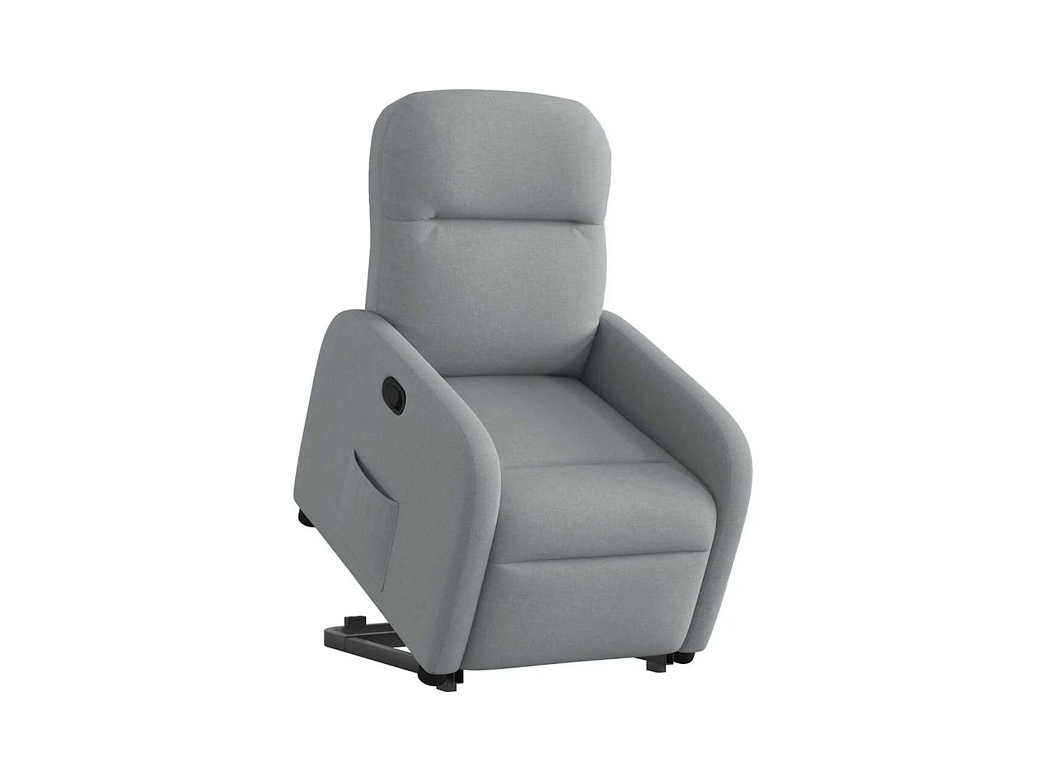 Poltrona Confortável | Poltrona reclinável elevatória tecido cinzento-claro SHL897989