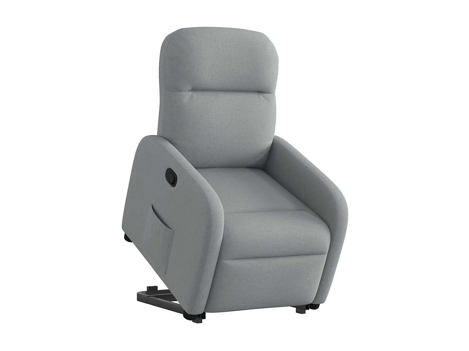 Fauteuil inclinable-Chaise de relax-Fauteuil TV Gris clair Tissu SHL1719
