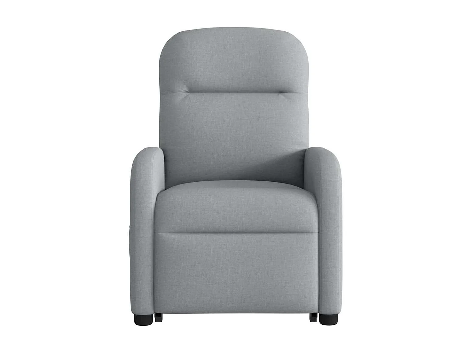 Fauteuil inclinable-Chaise de relax-Fauteuil TV Gris clair Tissu SHL1719