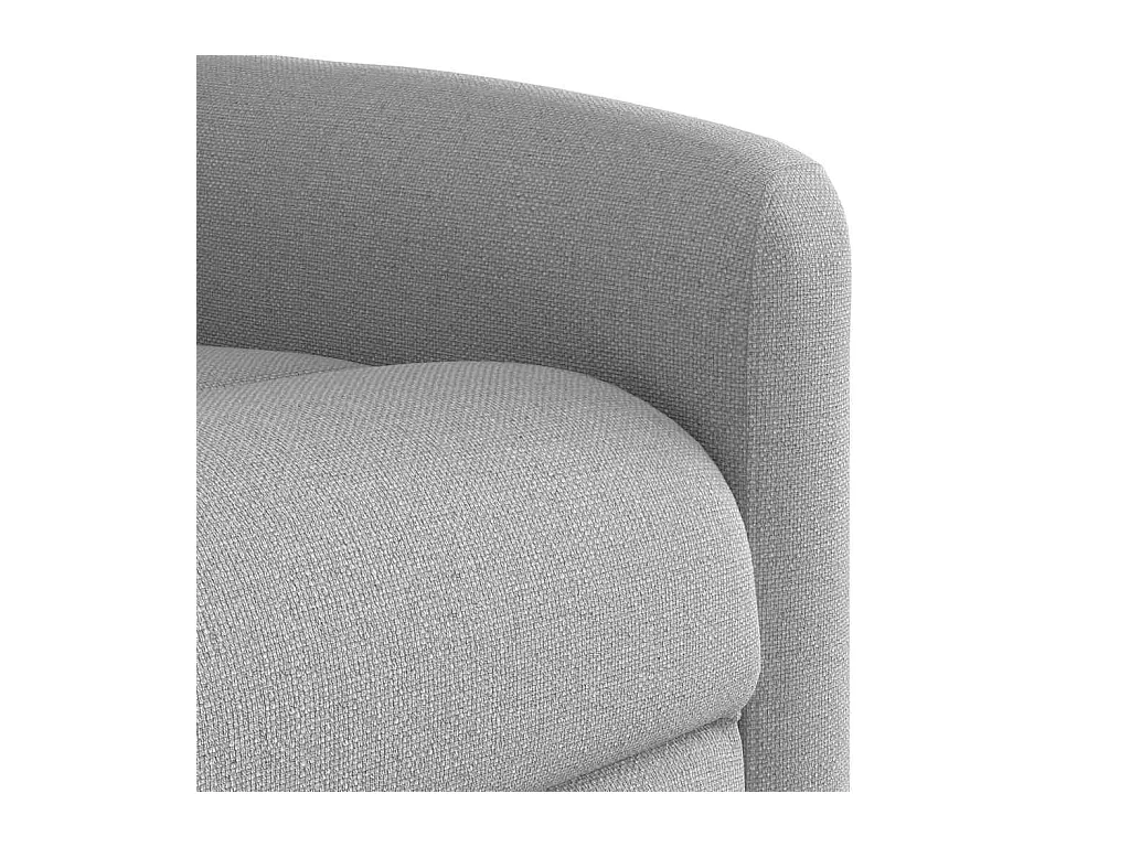 Sillón de salón | Silla | Sillón de masaje reclinable de tela gris nube SHL2947