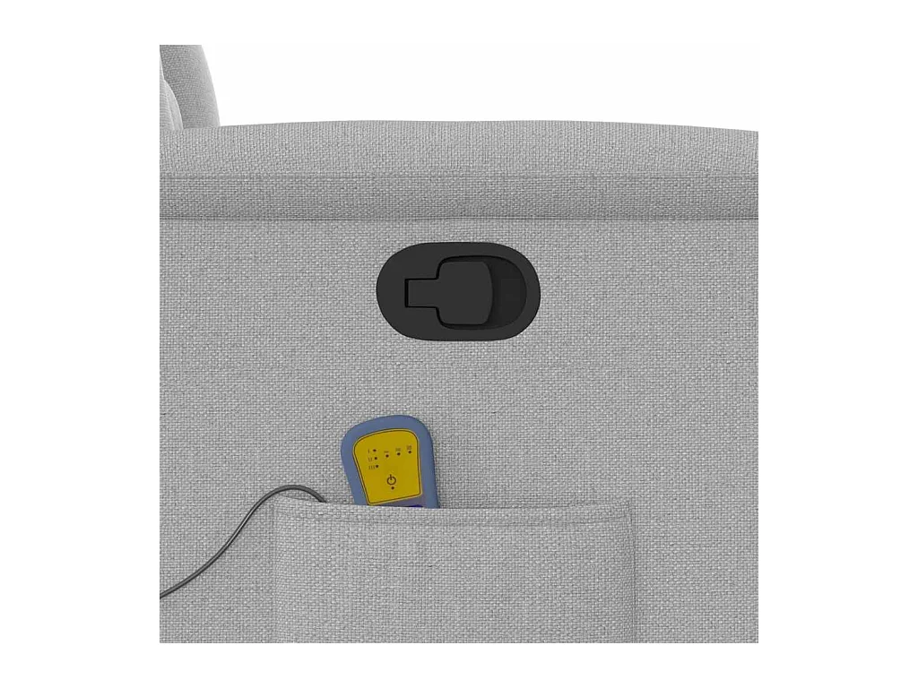 Sillón de salón | Silla | Sillón de masaje reclinable de tela gris nube SHL2947