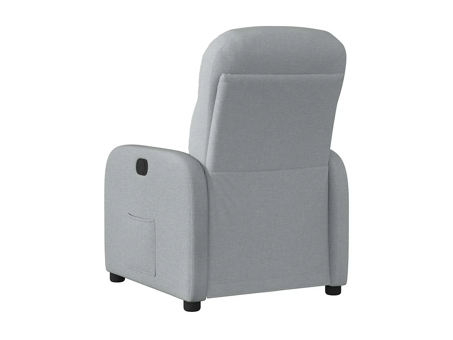 Fauteuil inclinable-Chaise de relax-Fauteuil TV Gris clair Tissu SHL4091