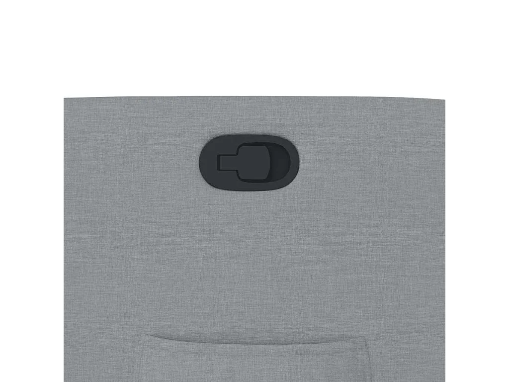 Fauteuil inclinable-Chaise de relax-Fauteuil TV Gris clair Tissu SHL4091