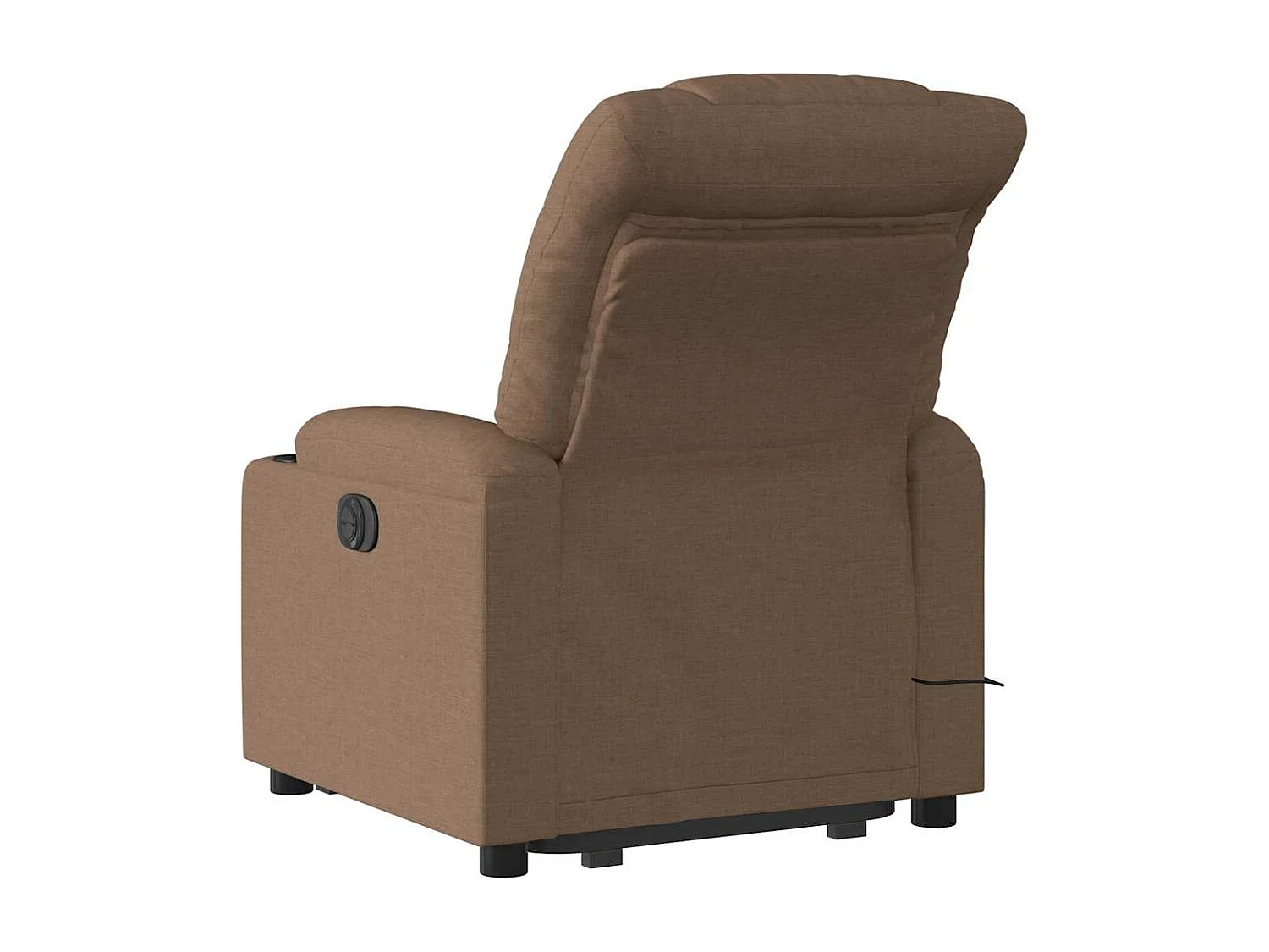 Fauteuil inclinable-Chaise de relax-Fauteuil de Massage Marron Tissu SHL3330