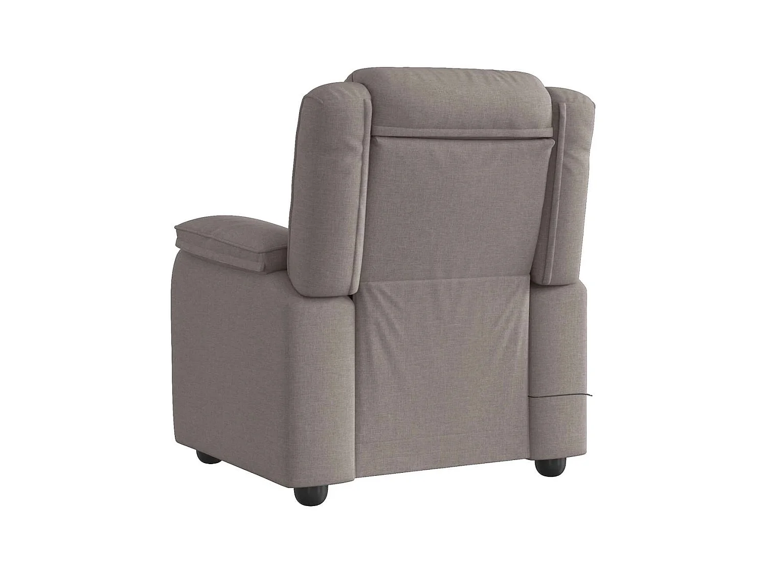 Sillón de salón | Silla | Sillón de masaje reclinable de tela gris taupé SHL5357