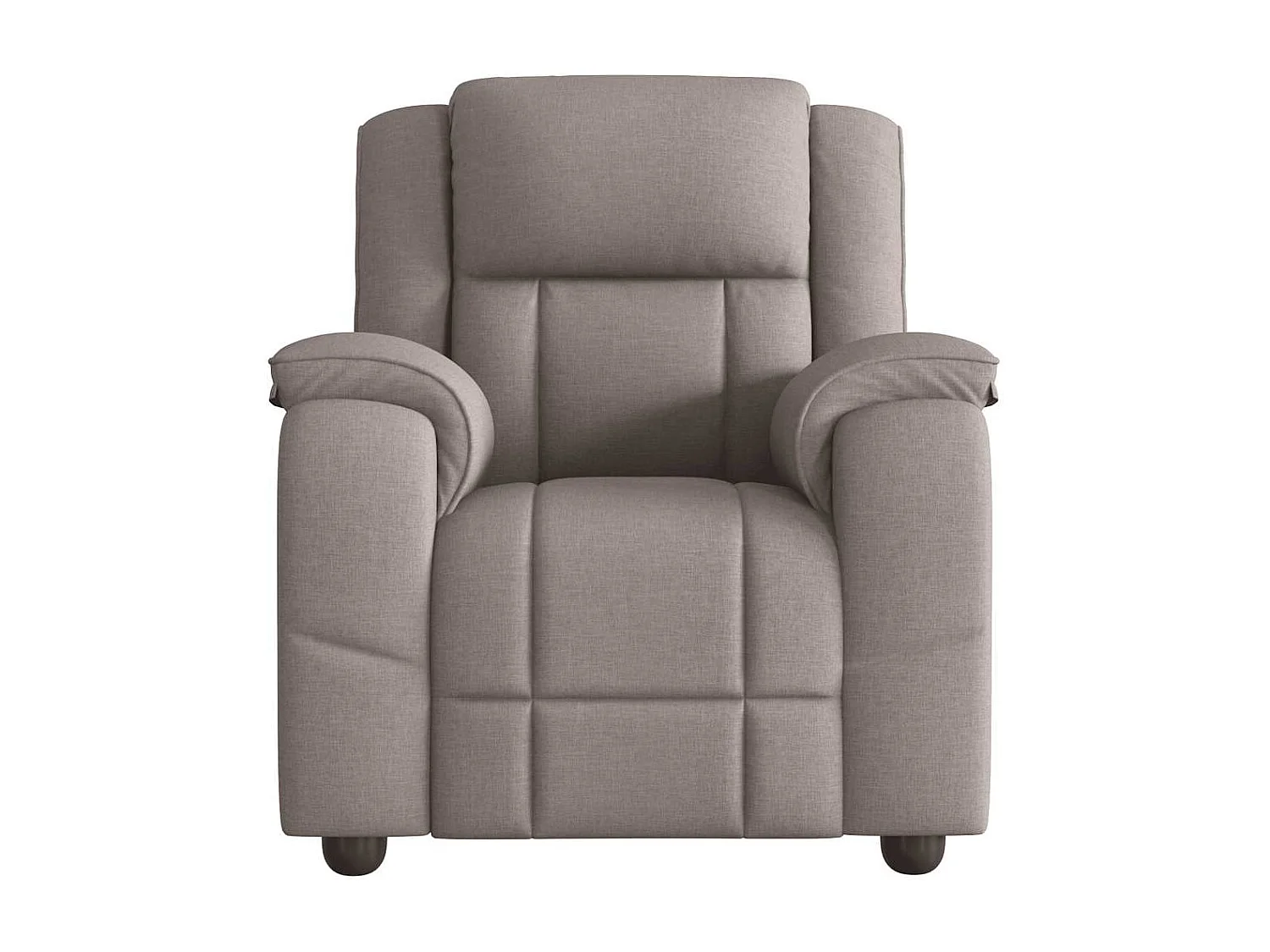 Fauteuil inclinable-Chaise de relax-Fauteuil de Massage Taupe Tissu SHL3182