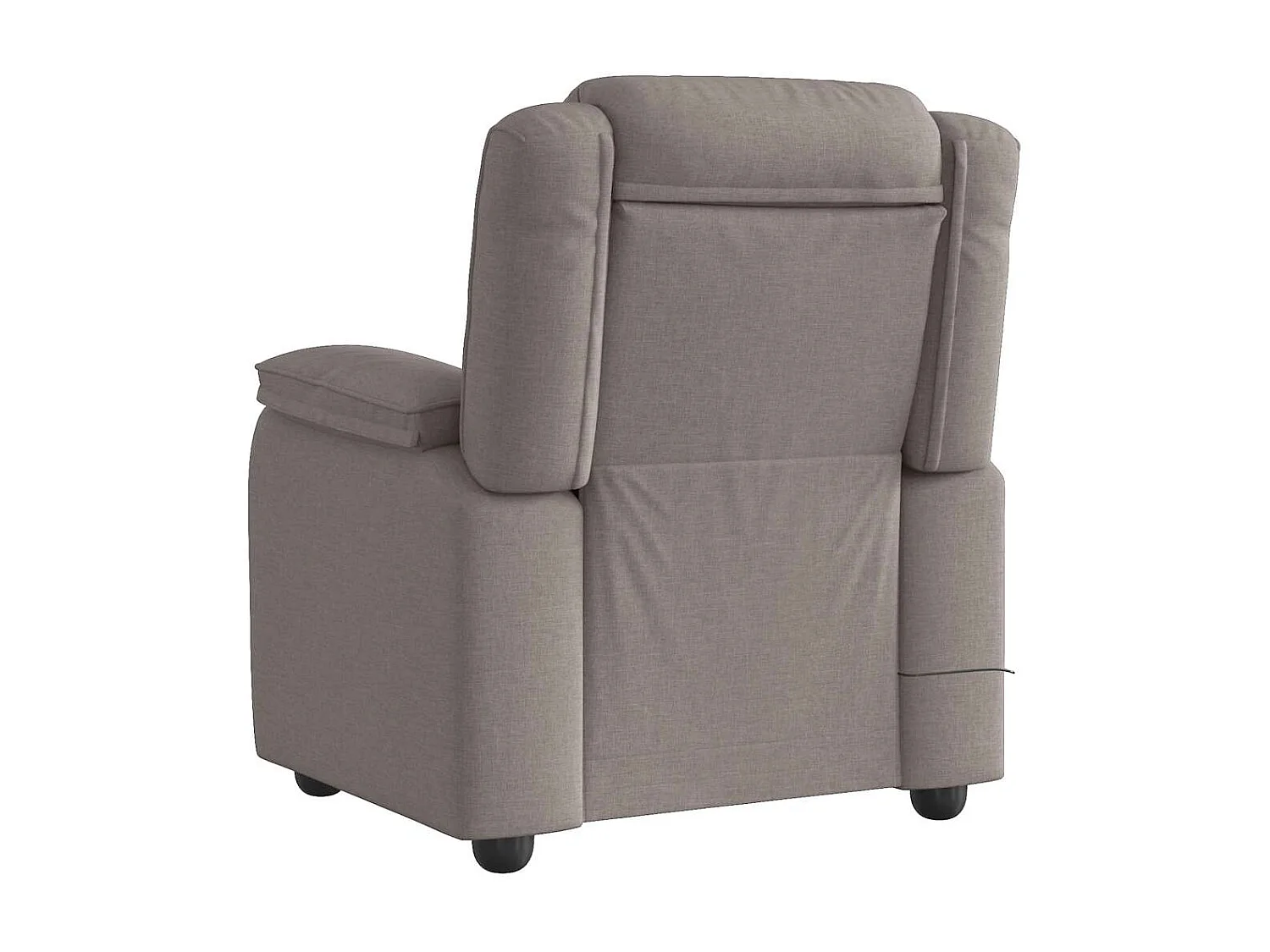 Fauteuil inclinable-Chaise de relax-Fauteuil de Massage Taupe Tissu SHL3182