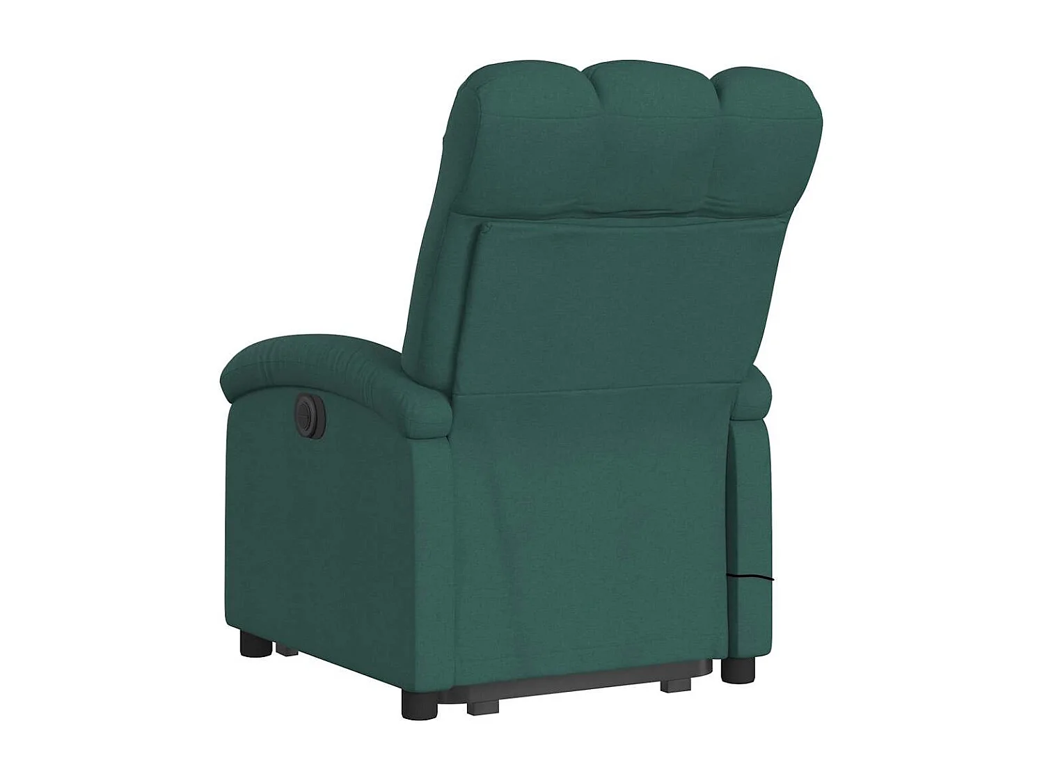 Fauteuil inclinable-Chaise de relax-Fauteuil de Massage Vert foncé Tissu SHL2028