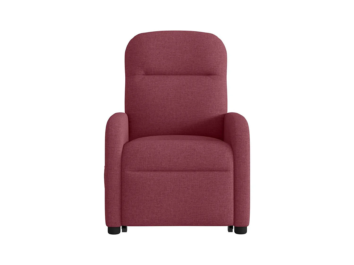 Silla de relax | Sillón eléctrico reclinable elevable de tela rojo tinto SHL3343