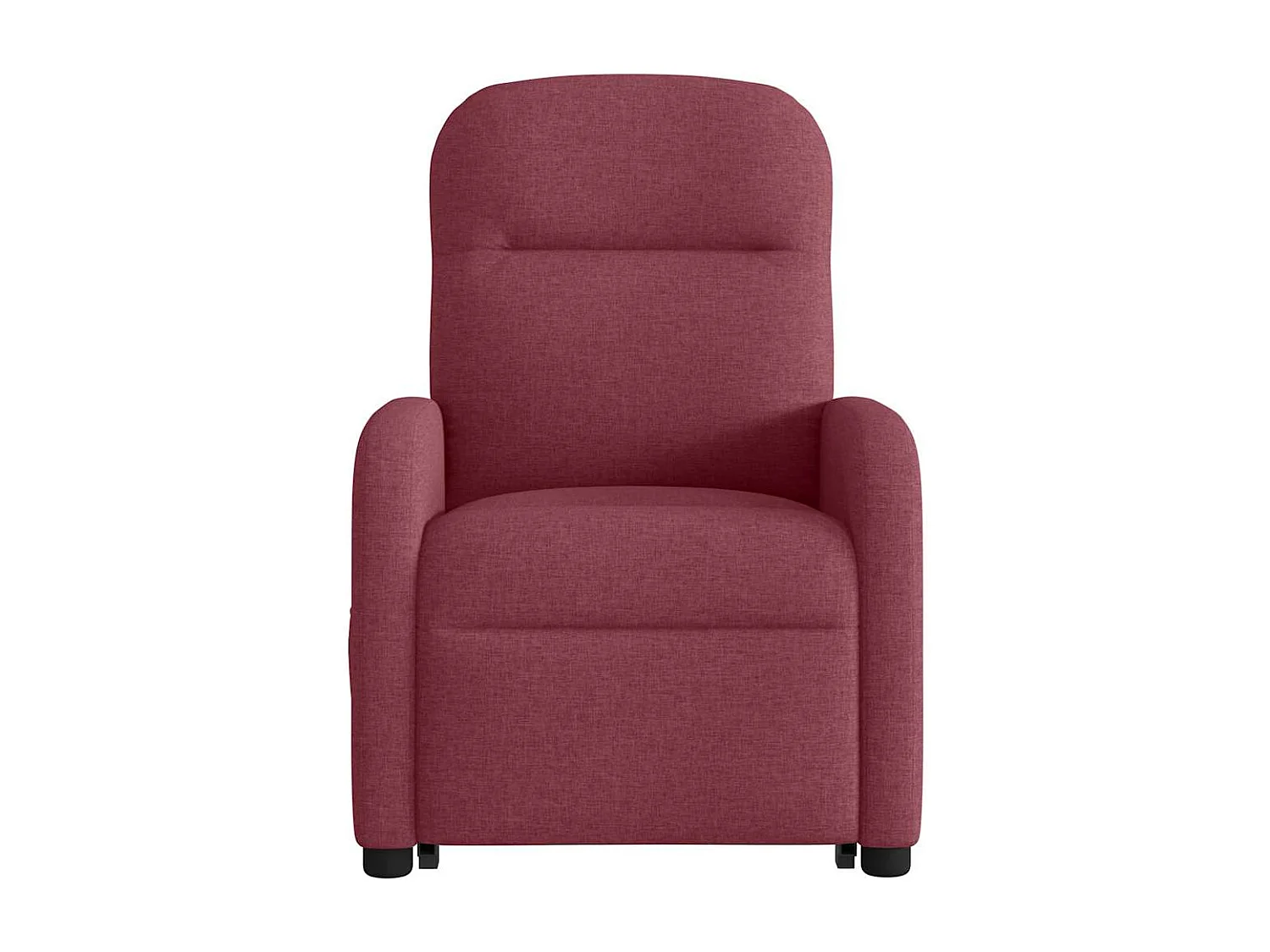 Fauteuil inclinable électrique-Chaise de relax-Fauteuil TV rouge bordeaux tissu SHL4508