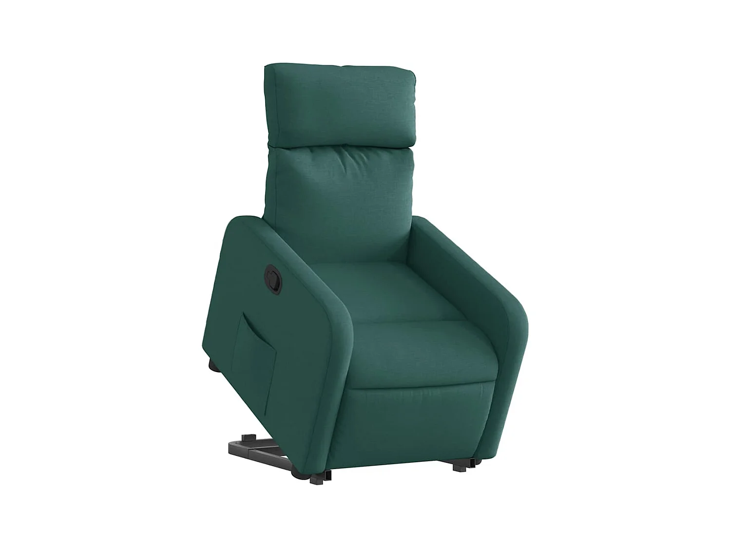 Sillón de relax | Silla | Sillón reclinable elevable tela verde oscuro SHL4770