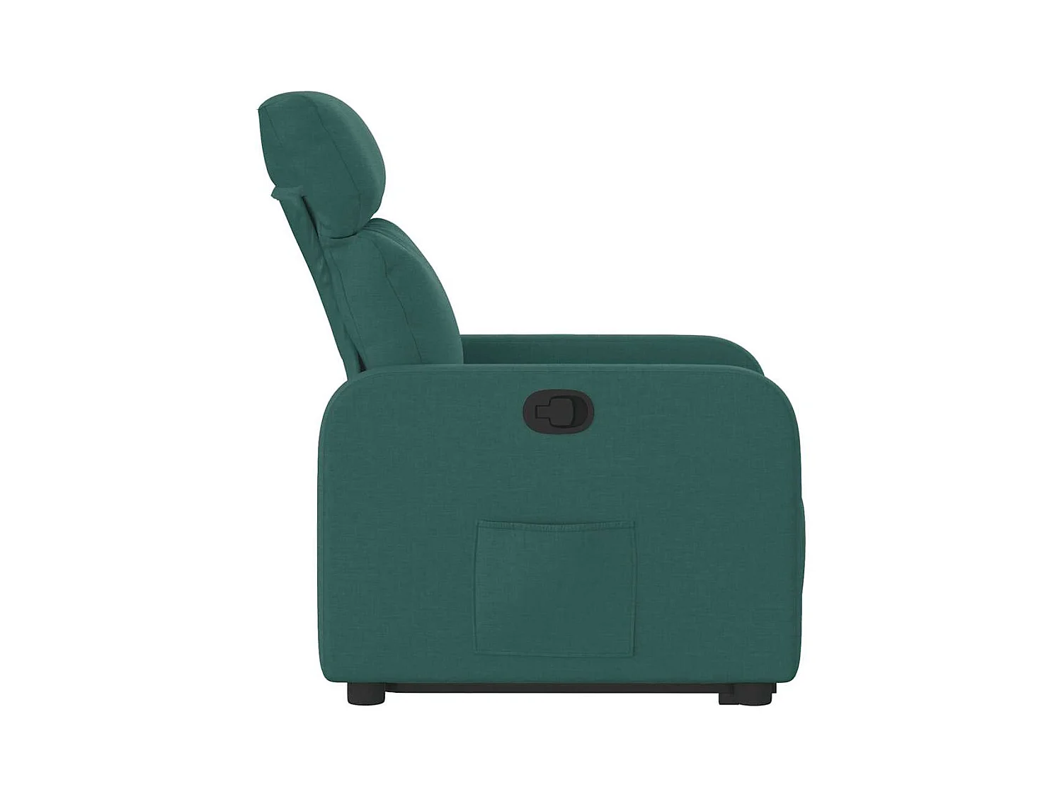 Sillón de relax | Silla | Sillón reclinable elevable tela verde oscuro SHL4770