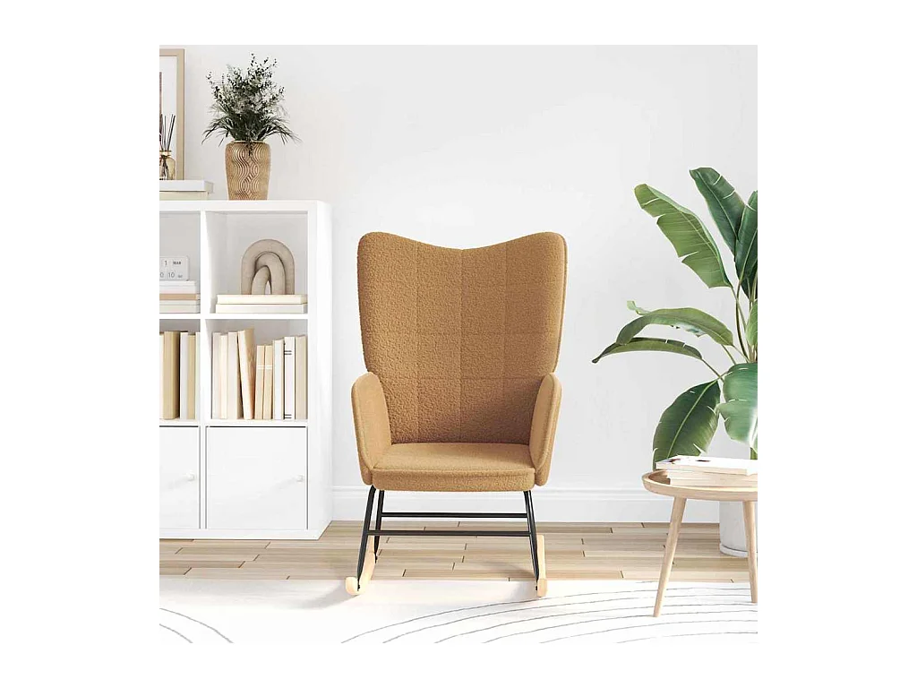 Sillón de relax | Silla Relax | Sillón de salón Beige 61x78x98 cm tela SHL9601