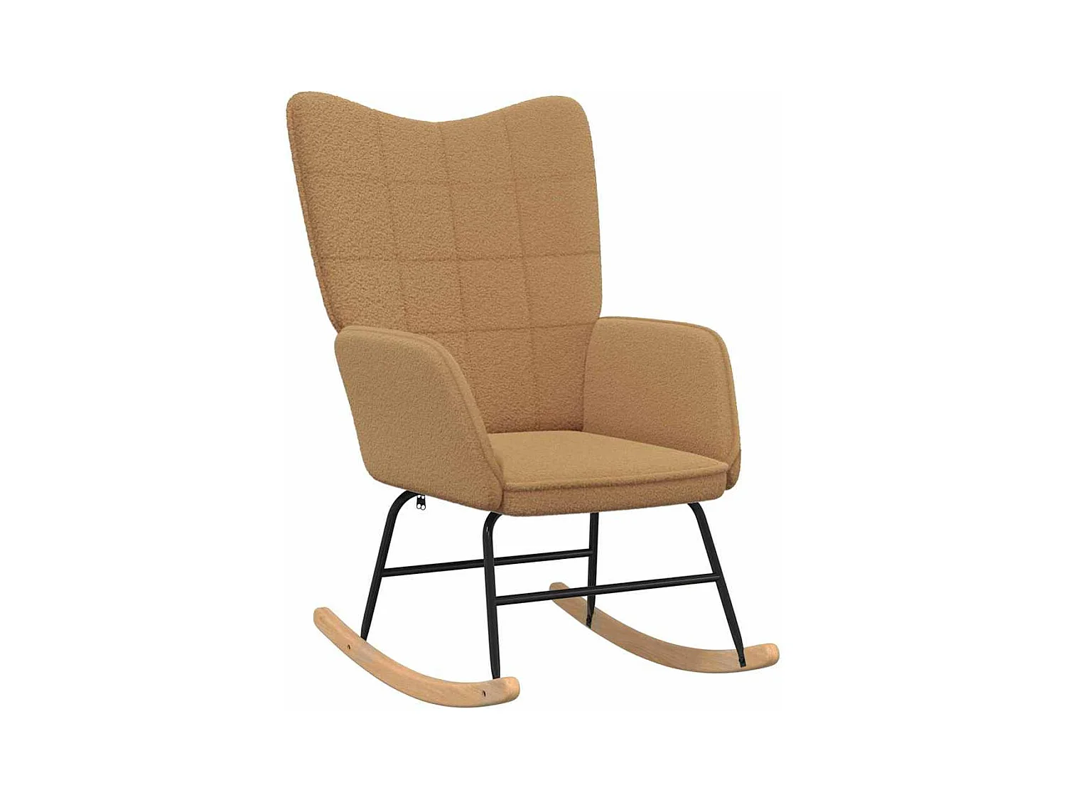 Fauteuil Salon-Chaise de relax Beige 61x78x98 cm tissu SHL4923