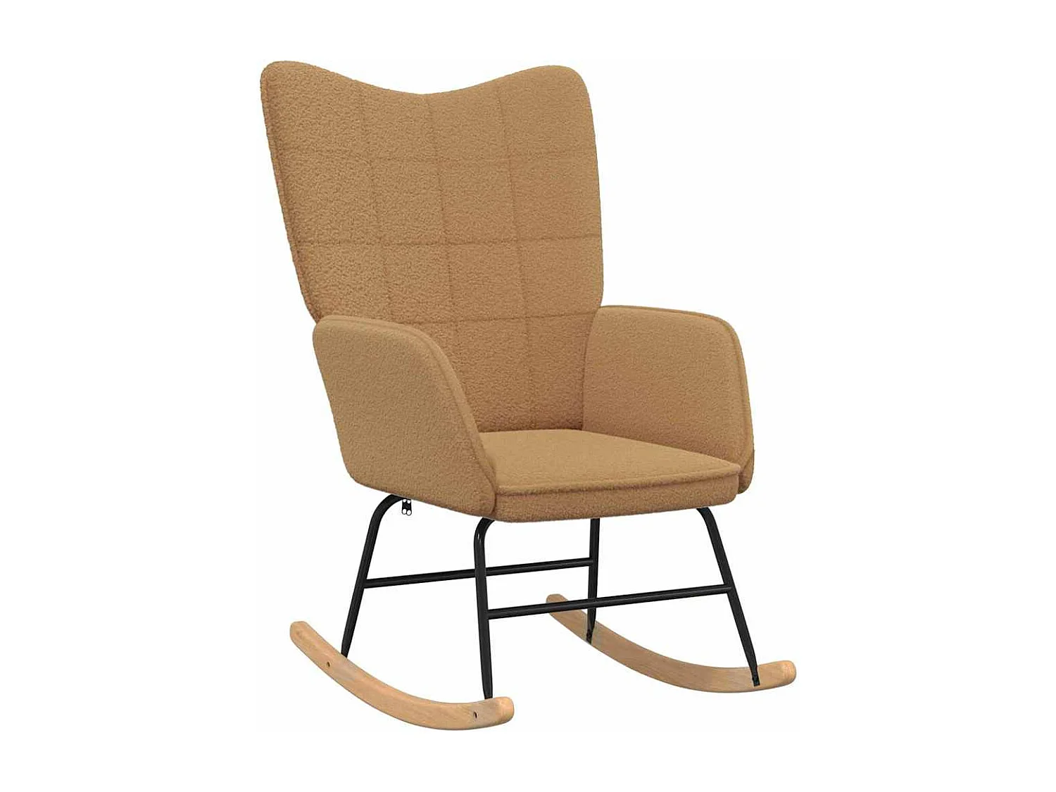 Fauteuil Salon-Chaise de relax Beige 61x78x98 cm tissu SHL4923