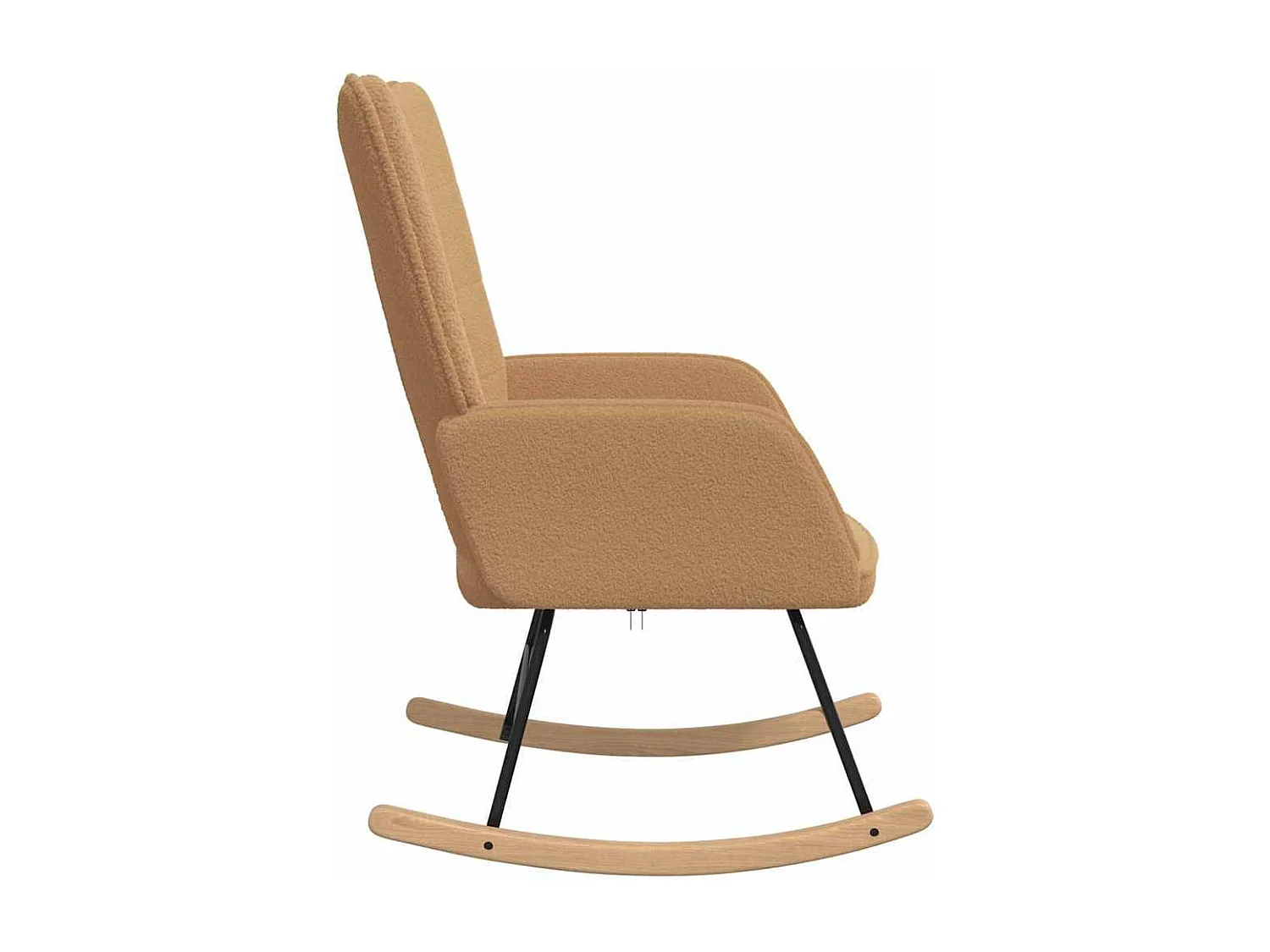 Fauteuil Salon-Chaise de relax Beige 61x78x98 cm tissu SHL4923