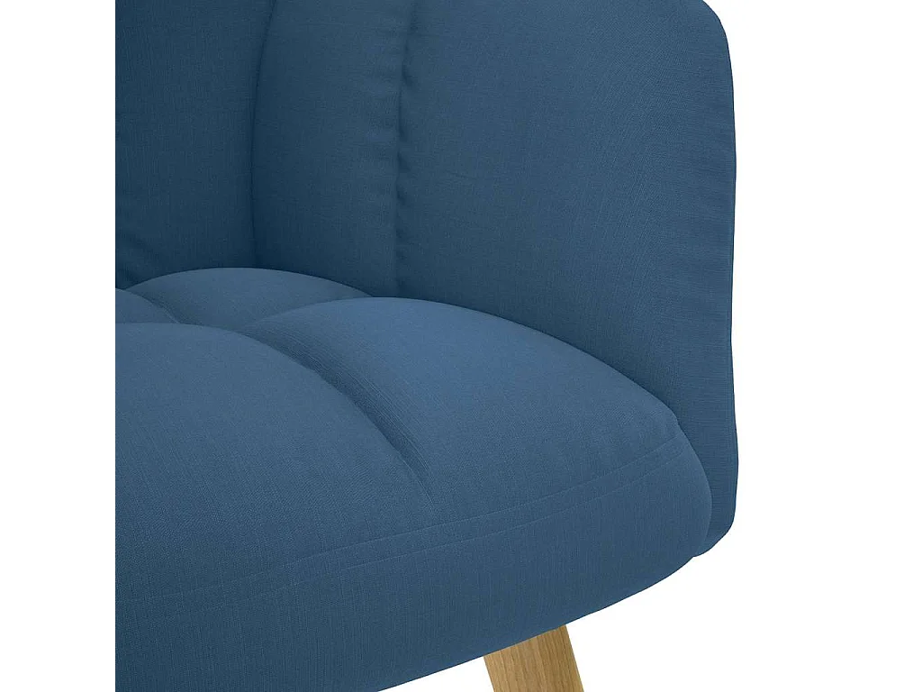 Sillón de relax | Silla de relax de tela azul SHL8540